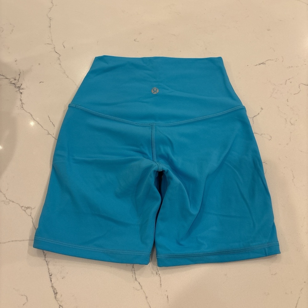 Lululemon align biker shorts blue size 2